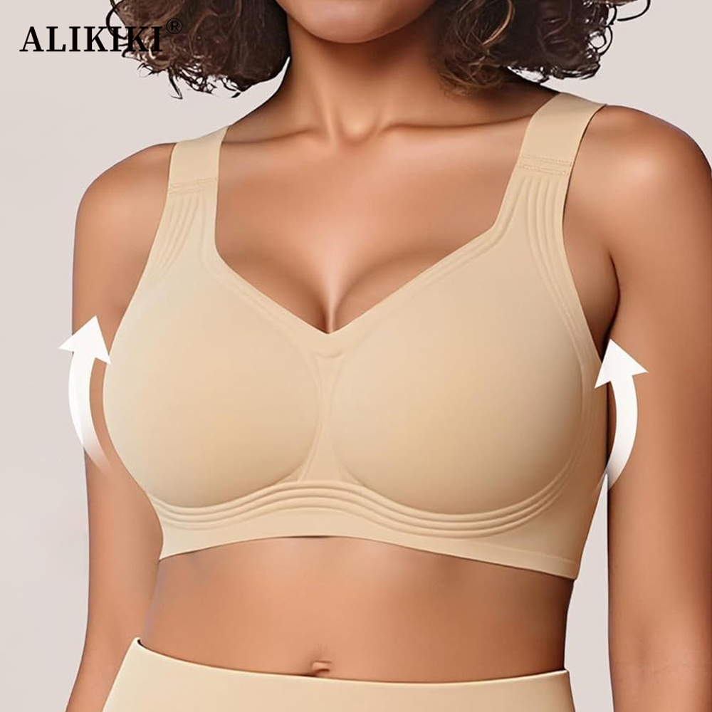 Bralette Wireless Soft - Seamless Push Up Jelly Bra Wireless