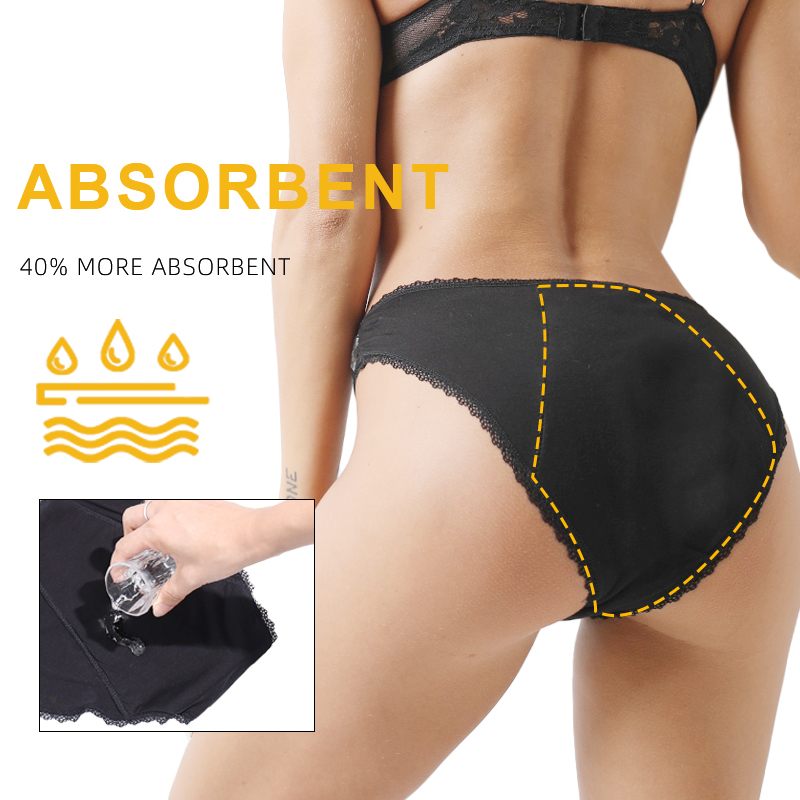Bamboo Comfortable women's per - đánh giá và giá Period Panty Absorbent