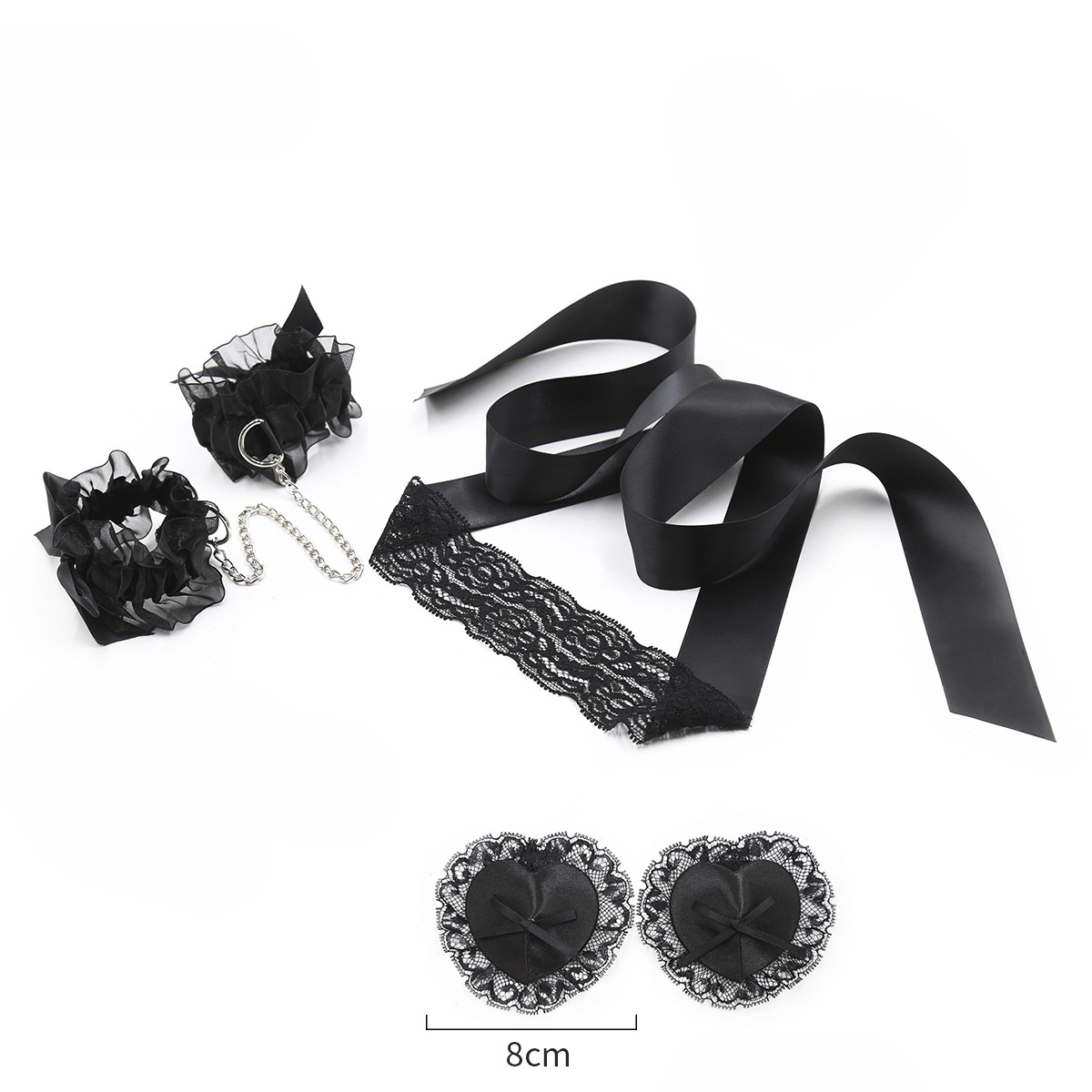 Lace Sex Toy Set Adult Handcuf - đánh giá và giá Nipple Cover Pasties
