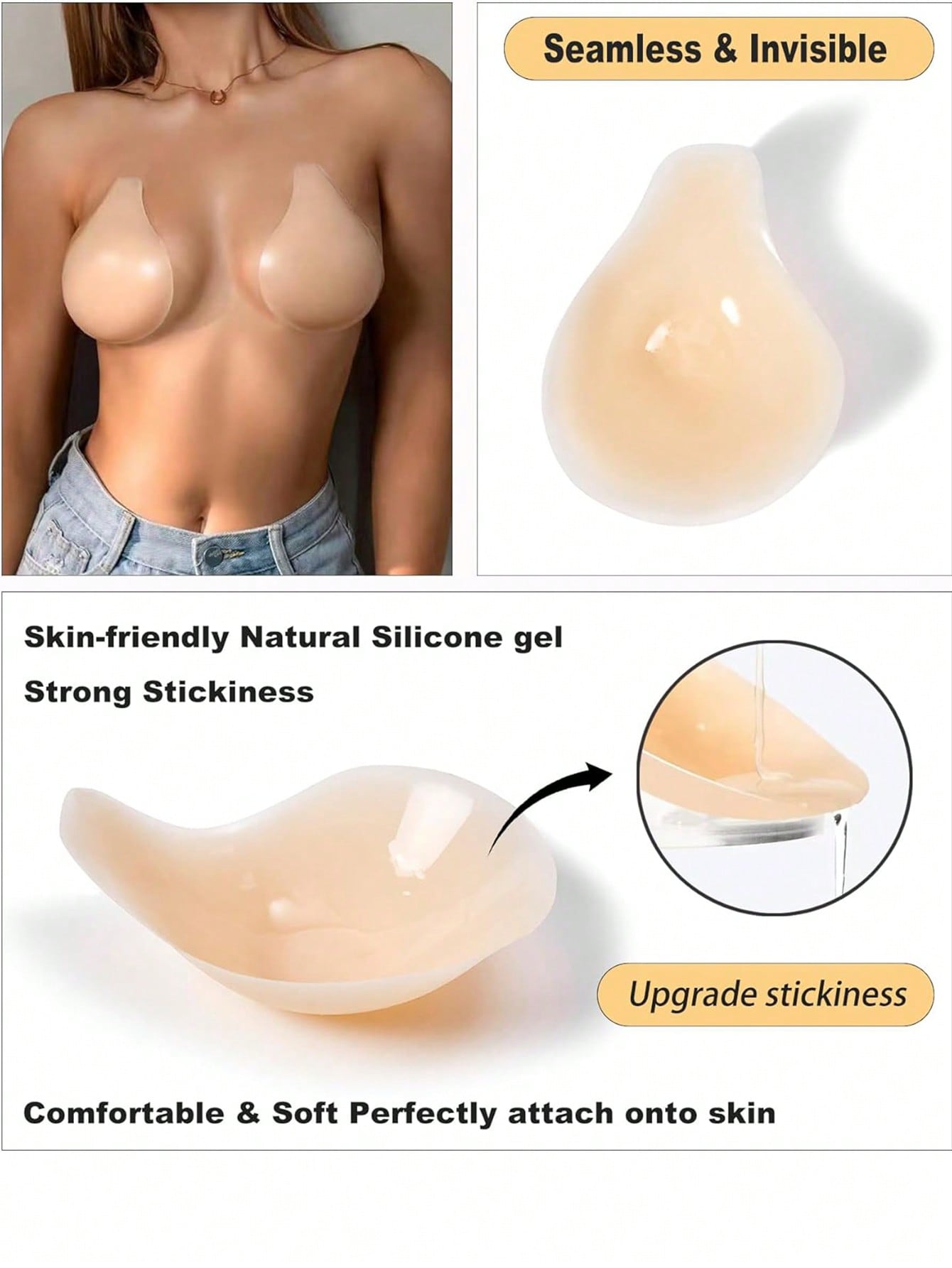 1 Pair Added Lift Nipple Cover - đánh giá và giá Nipple Cover Pasties