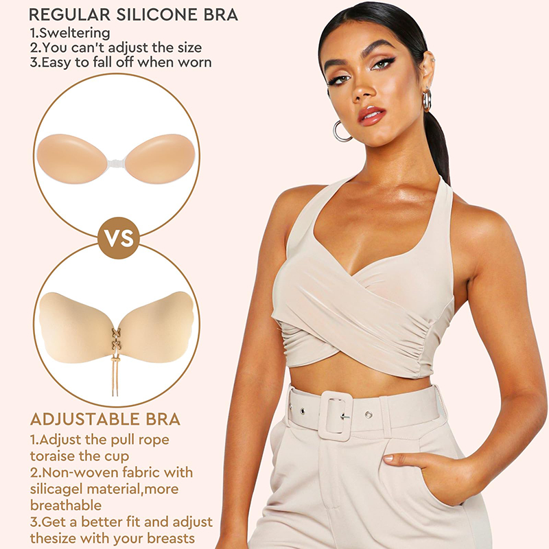 1/2 Pairs Women Summer Backles - đánh giá và giá Strapless Bra Backless