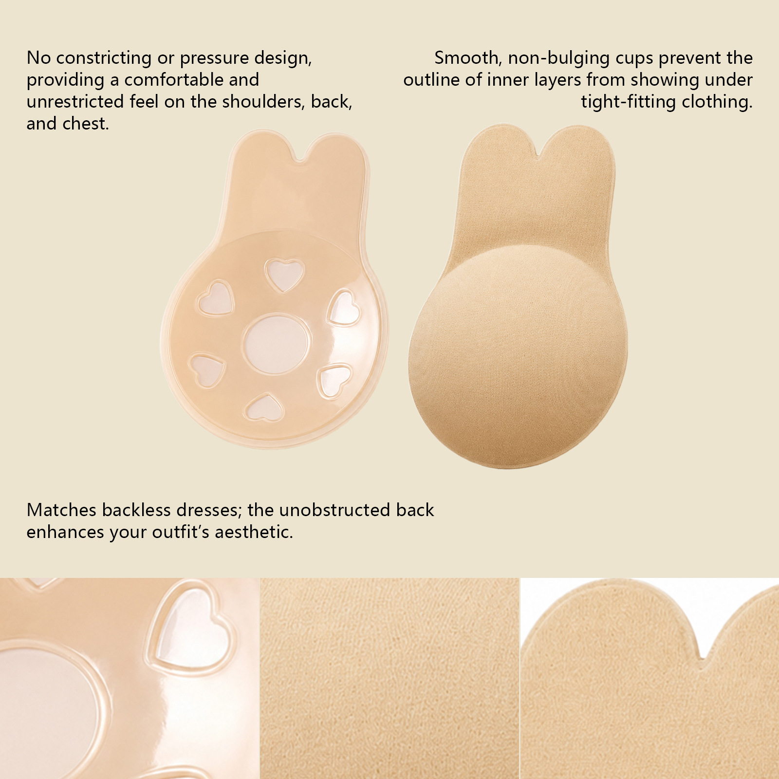 Rabbit Ear Invisible Nipple Co - đánh giá và giá Nipple Cover Pasties