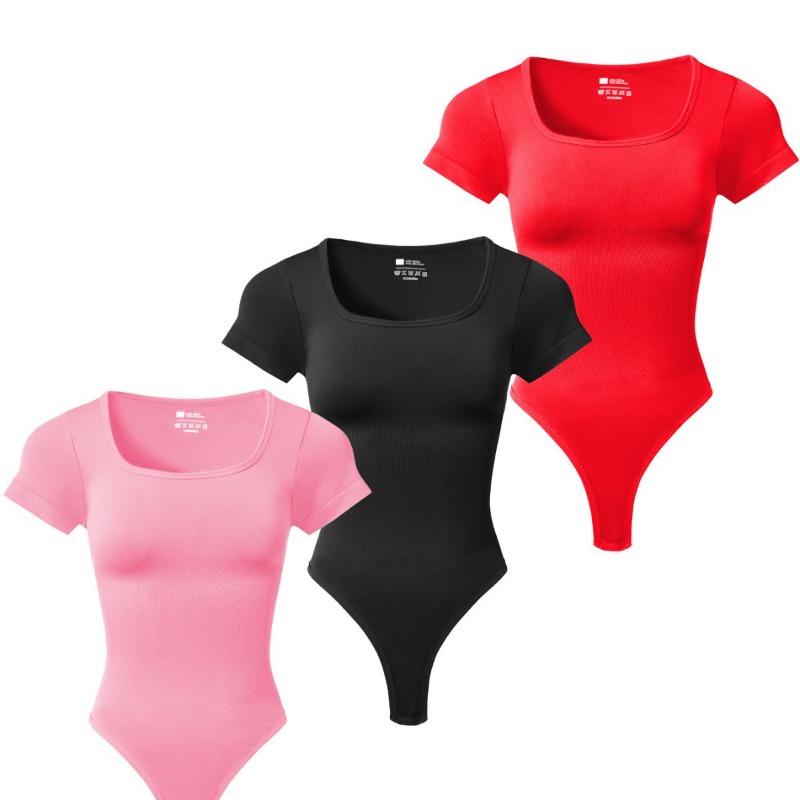 Women Plus Size Square Neck Sh - đánh giá và giá Shapewear Bodysuit Firm