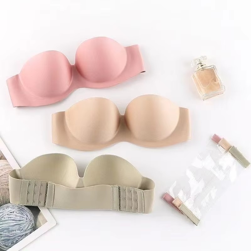 Women's Sexy Strapless Push-Up - đánh giá và giá Strapless Bra Backless