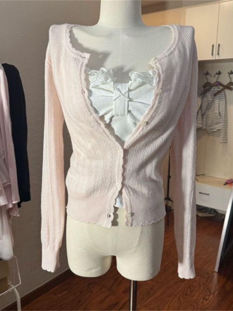 Korean Fashion Slim Fit White  - đánh giá và giá Cami Top Lace